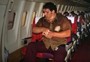 Andre the giant in plane