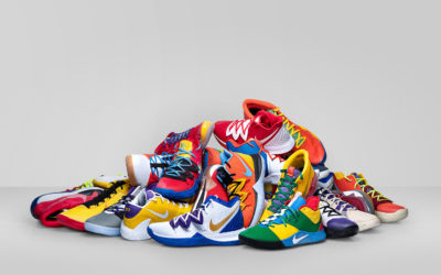 What are the shoe sizes of the NBA players?