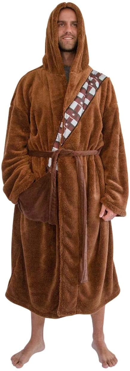 Star Wars Chewbacca Hooded Bathrobe For Adults | Big And Tall XXL