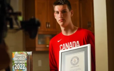 Olivier Rioux The tallest teenager in the world